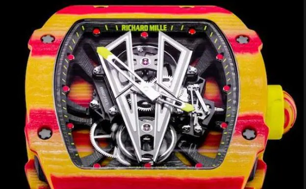 Richard Mille El reloj de Nadal en Roland Garros con la bandera